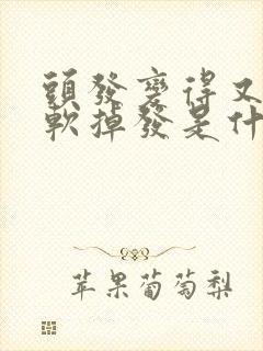 头发变得又细又软掉发是什么情况