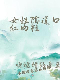 女性阴道口长小红肉粒