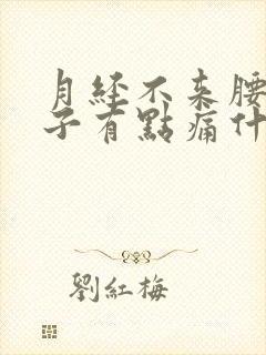 月经不来腰痛肚子有点痛什么原因