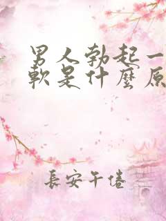 男人勃起一会就软是什么原因