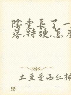 阴囊长了一个疙瘩,特硬,怎么回事