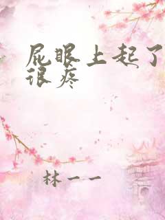 屁眼上起了个包很疼