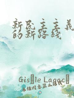 新民主主义革命的新路线