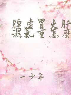 脾虚胃火肝火旺湿气重怎么调理