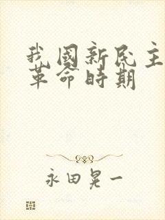 我国新民主主义革命时期