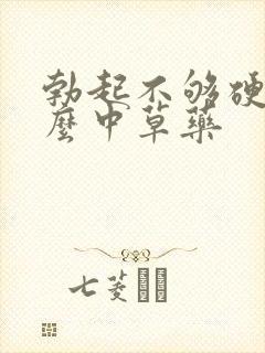 勃起不够硬吃什么中草药