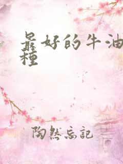 最好的牛油果品种