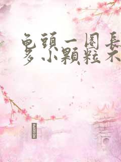 龟头一圈长了很多小颗粒不痛不痒