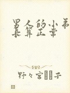 男人的小弟弟多长算正常