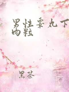 男性睾丸下长了肉粒