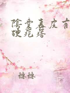 阴囊表皮有一个硬疙瘩