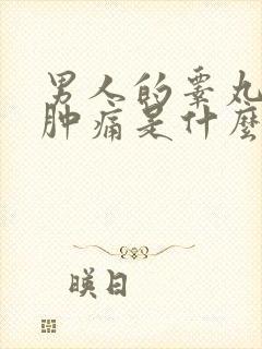 男人的睾丸突然肿痛是什么原因