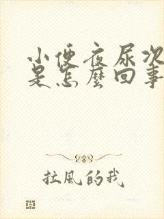 小便夜尿次数多是怎么回事