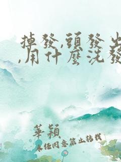 掉发,头发出油,用什么洗发水好