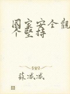 国家安全观10个坚持