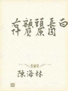 右额头长白发是什么原因