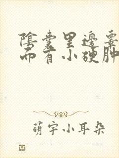 阴囊里边睾丸上面有小硬肿痛