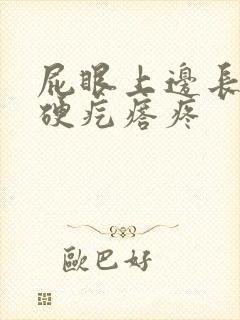 屁眼上边长了个硬疙瘩疼