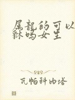 属龙的可以带貔貅吗女生