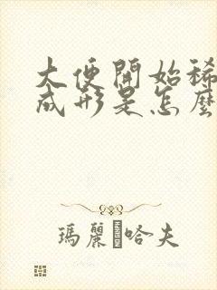 大便开始稀后面成形是怎么回事