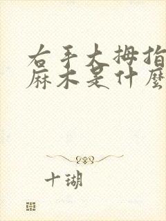 右手大拇指食指麻木是什么问题引起的