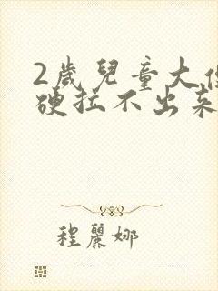 2岁儿童大便不硬拉不出来怎么办