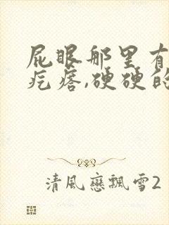 屁眼那里有一个疙瘩,硬硬的疼