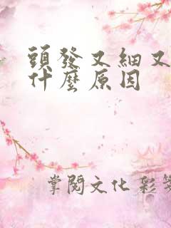 头发又细又软是什么原因