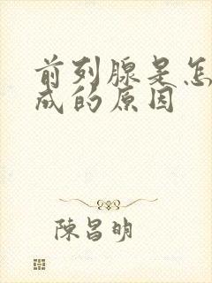 前列腺是怎么形成的原因