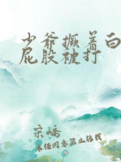 少爷撅着白嫩光屁股被打