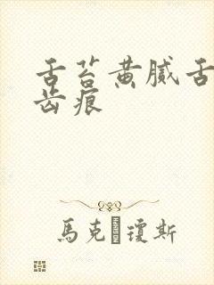 舌苔黄腻舌边有齿痕