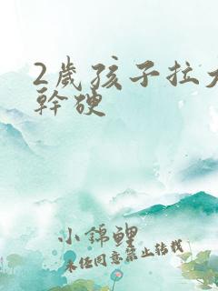 2岁孩子拉大便干硬