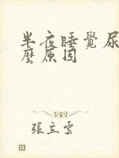 半夜睡觉尿漏什么原因