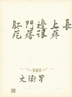 肛门边上长了个疙瘩很疼