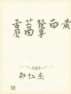 舌苔发白黄厚怎么回事