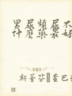 男尿频尿不尽吃什么药最好