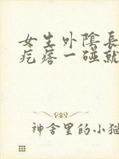 女生外阴长了个疙瘩一碰就很疼