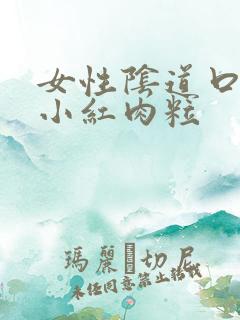 女性阴道口起的小红肉粒