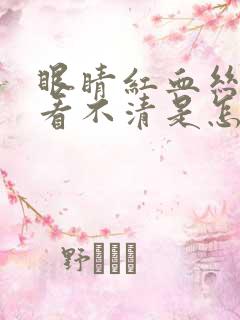 眼睛红血丝模糊看不清是怎么回事