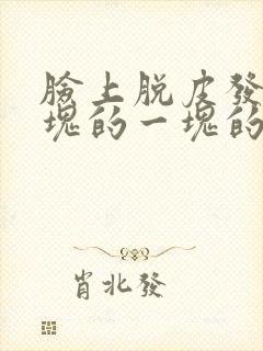 脸上脱皮发红一块的一块的