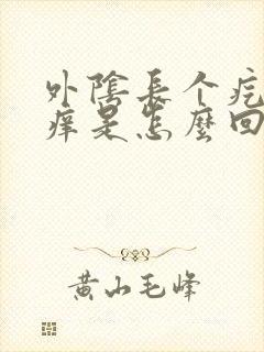 外阴长个疙瘩很痒是怎么回事