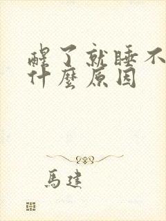 醒了就睡不着了什么原因