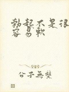 勃起不是很硬很容易软