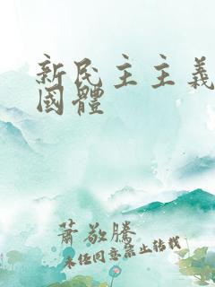 新民主主义革命国体