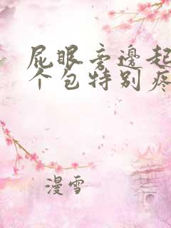 屁眼旁边起了一个包特别疼