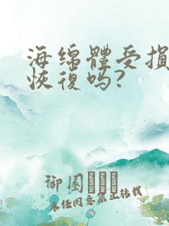 海绵体受损还能恢复吗?