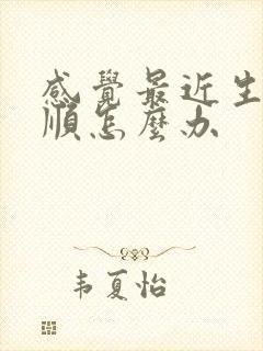 感觉最近生意不顺怎么办