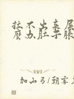 拉不出来屎该怎么办肚子胀