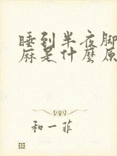 睡到半夜脚麻手麻是什么原因引起的