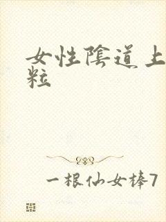 女性阴道上有颗粒